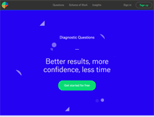 Tablet Screenshot of diagnosticquestions.com